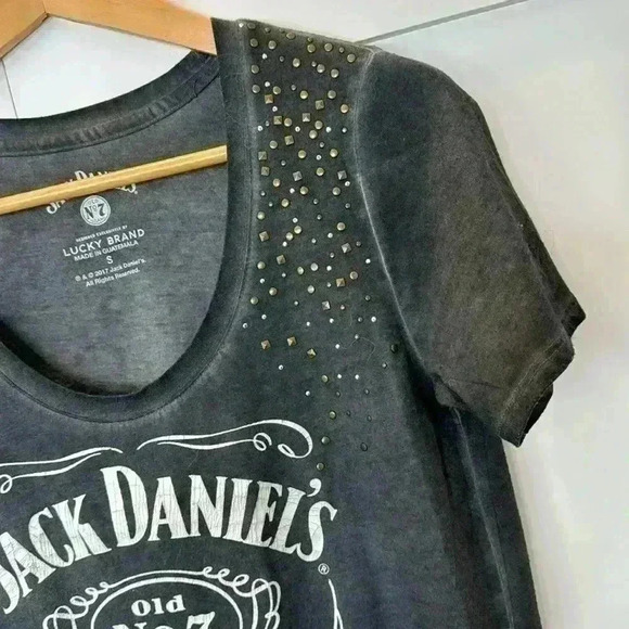 Lucky Brand Jack Daniel’s Gray TShirt Small - Picture 5 of 6